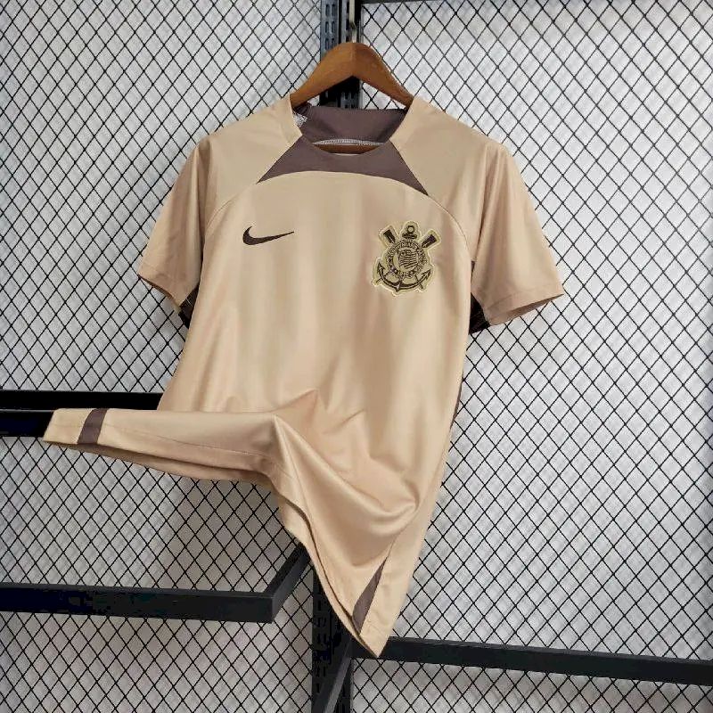 Camisa de treino pré-jogo do Corinthians 2024/25