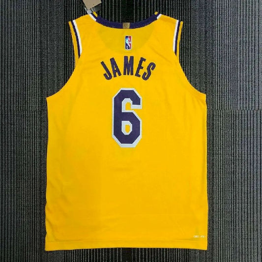 Camisa amarela masculina do LeBron James – Edição autêntica