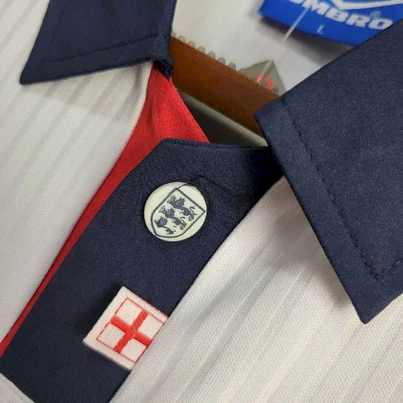 Camisa retrô da Inglaterra de 1998
