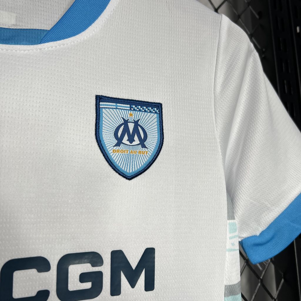Olympique de Marseille 2024/25 Home Kids Kit