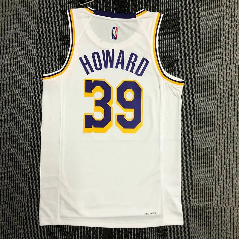 Camisa masculina Dwight Howard White Team – Edição de 75º aniversário