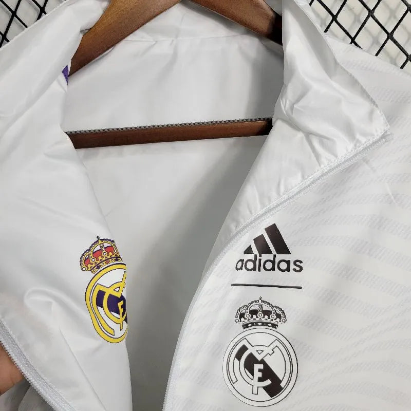 Corta-vento dupla face Real Madrid 2023-24
