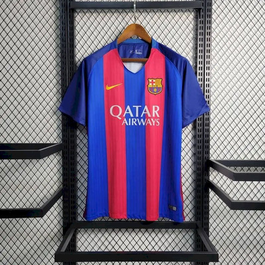 Camisa retrô titular do Barcelona 2016/17
