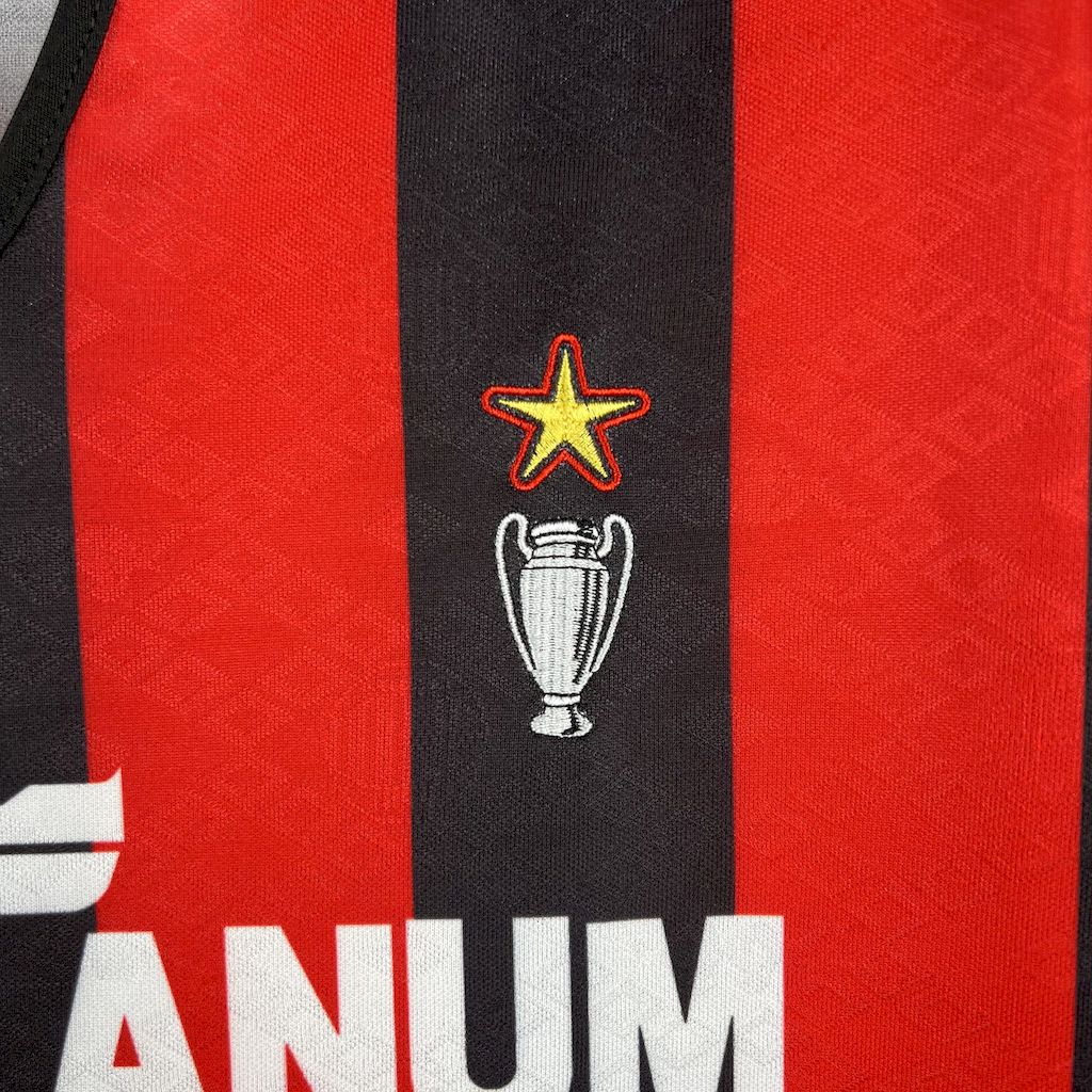 AC Milan 1988/89 Home Champion Retro Jersey