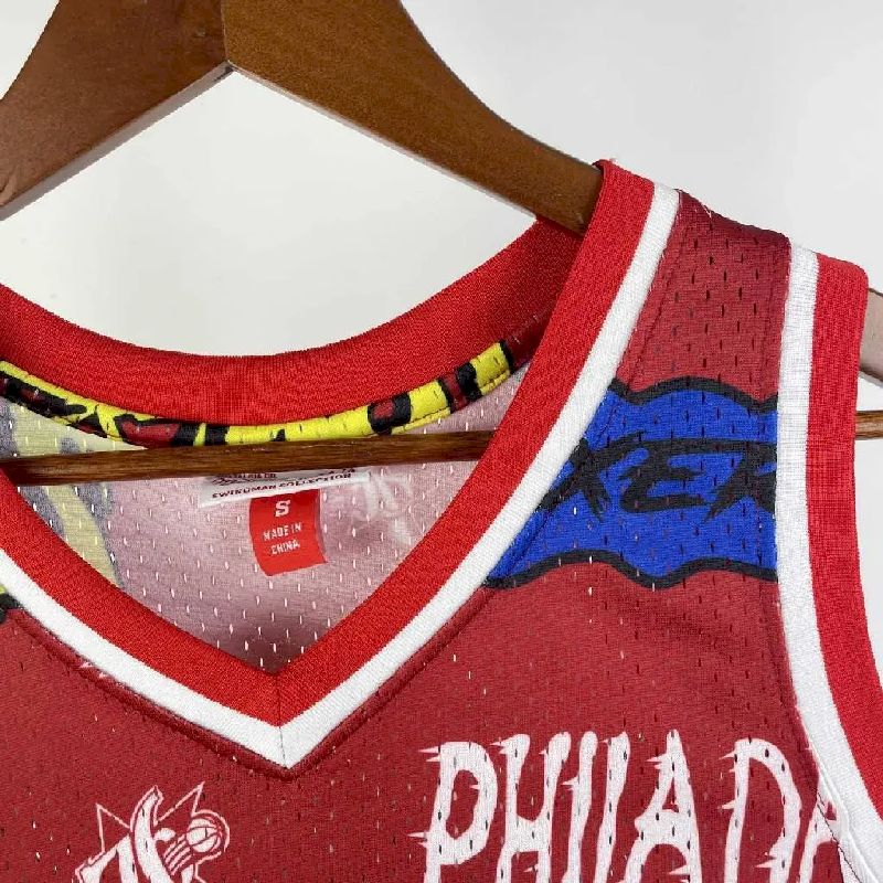 Camisa masculina M&N 1996/97 Allen Iverson retrô