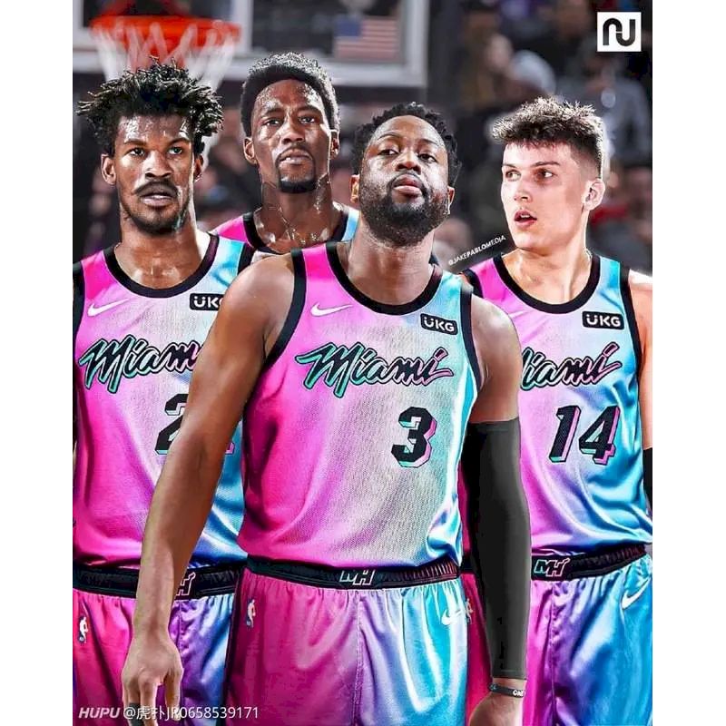 Men’s Tyler Herro 2020-21 Pink Swingman Player Version Jersey – City Edition
