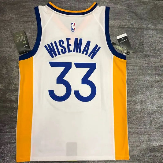 Camisa James Wiseman Masculina Branca Versão Jogador