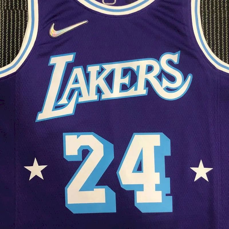 Men’s Kobe Bryant Purple Team Jersey – 75th Anniversary City Edition