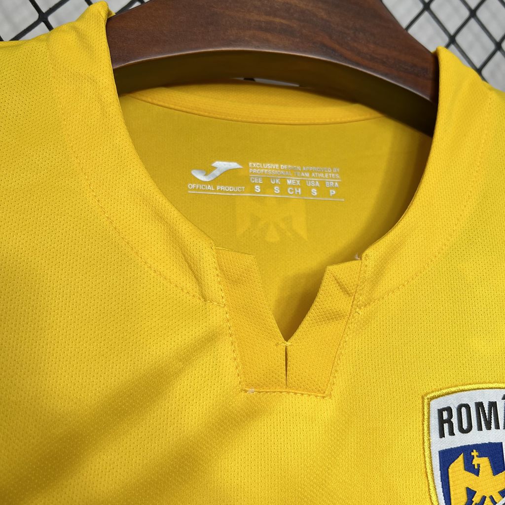 Romania 2024/25 Euro Home Jersey
