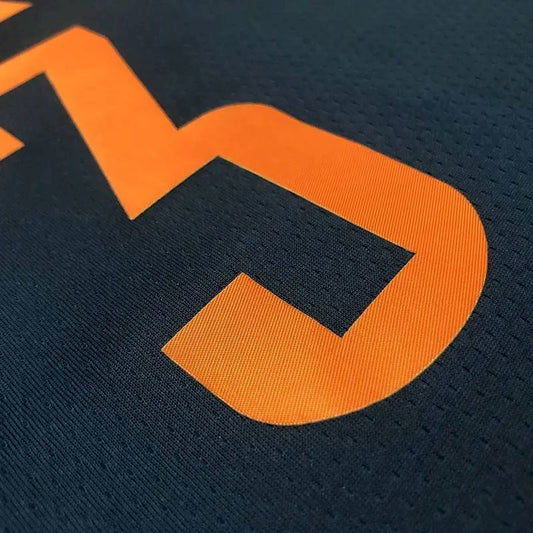 Camisa masculina Chris Paul Swingman azul marinho – Edição Statement