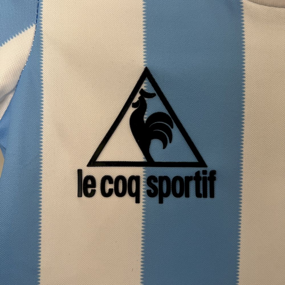 Argentina 1986 Home Kids Retro Jersey And Shorts