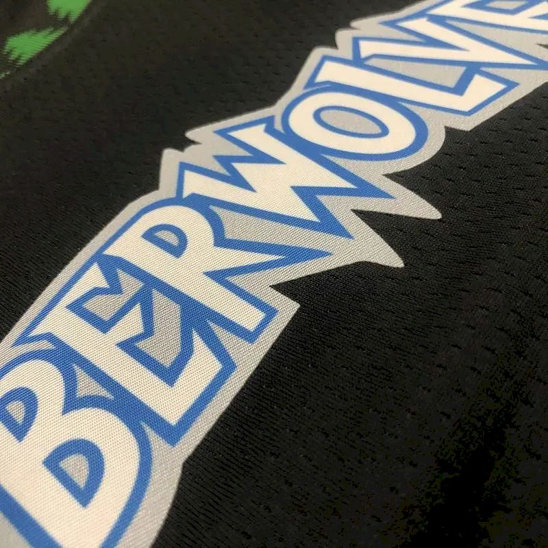 Camisa preta masculina Kevin Garnett Swingman – Edição Clássica