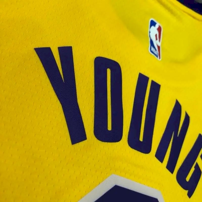 Nick Young Men’s Yellow Player Version Jersey – Retro Classic Edition