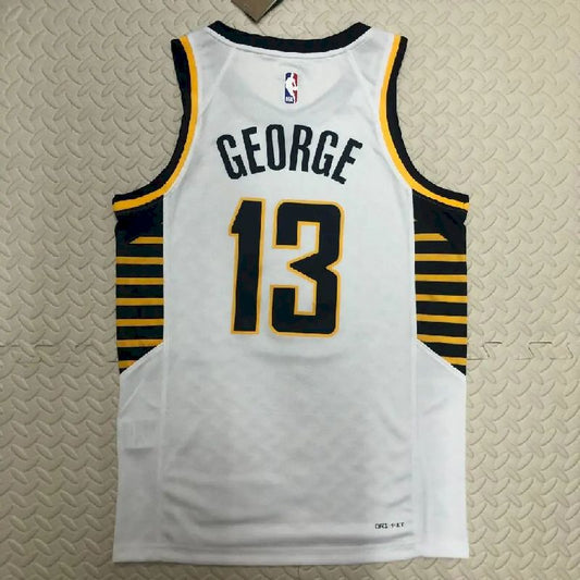 Camisa masculina do time principal Paul George White