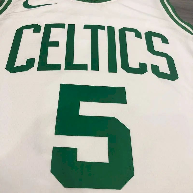 Camisa Kevin Garnett Branca Masculina Versão Jogador - Edição Associação