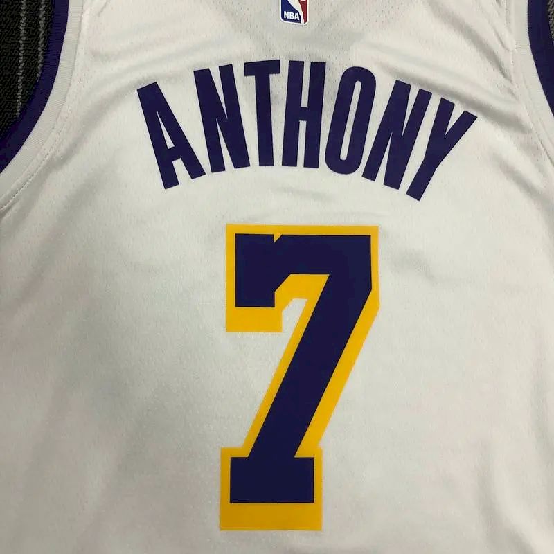 Carmelo Anthony Men’s White Swingman Team Jersey – Retro Classic Edition