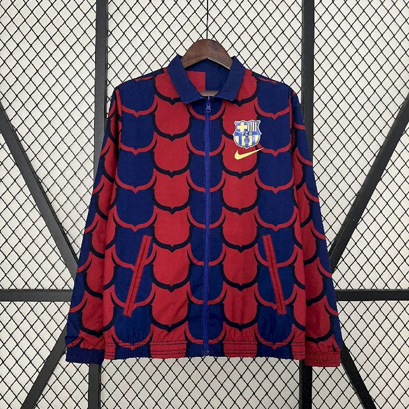 Corta-vento dupla face Barcelona 2024-25
