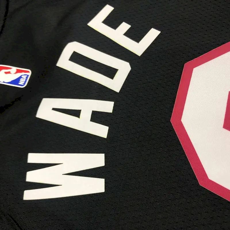 Men’s Dwyane Wade 2020-21 Black Swingman Player Version Jersey – Icon Edition