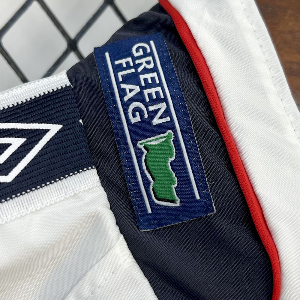 Jaqueta branca Umbro Track da Inglaterra 1998-99