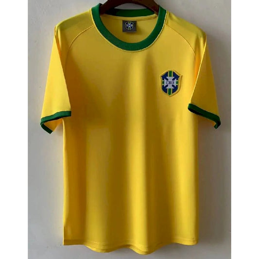 Camisa retrô do Brasil para a Copa do Mundo de 1970