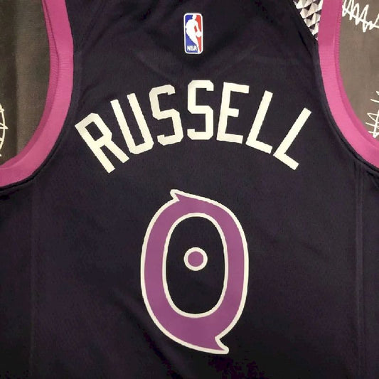 Camisa preta masculina D'Angelo Russell Team