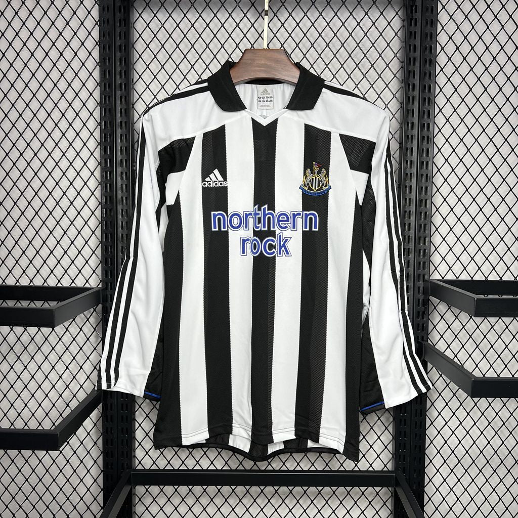 Camisa retrô de mangas compridas Newcastle United 2003/05 Home