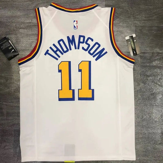 Camisa Klay Thompson Masculina Branca Versão Jogador – Edição Clássica San Francisco