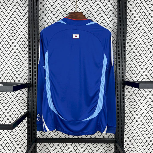 Camisa retrô de mangas compridas da seleção japonesa de 2006