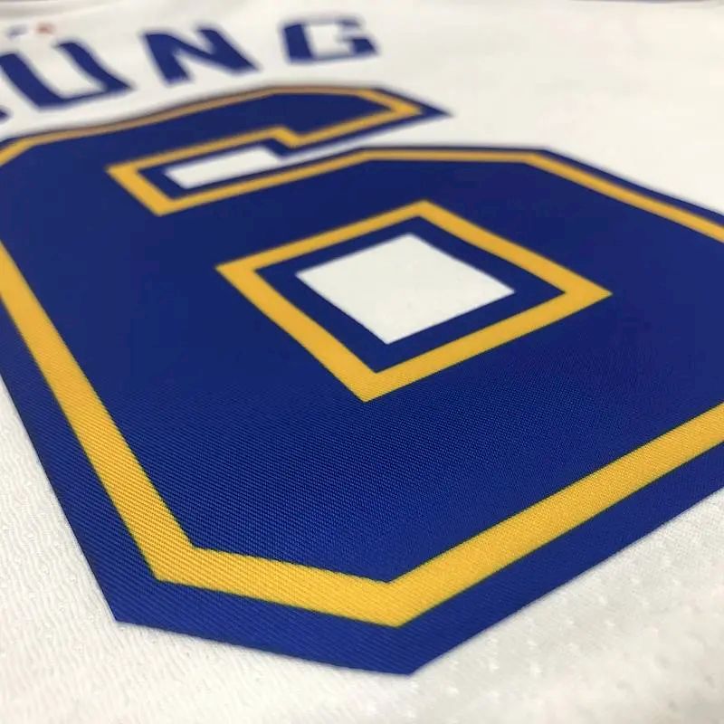Camisa masculina Nick Young branca versão jogador – edição clássica