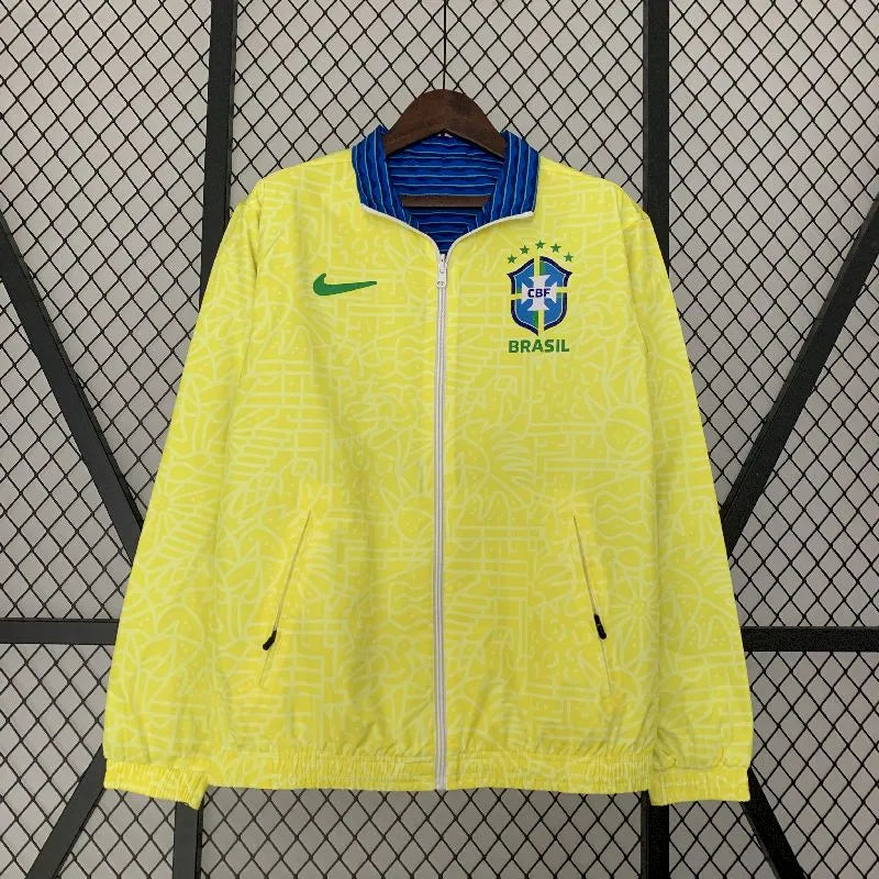 Corta-vento dupla face Brasil 2023