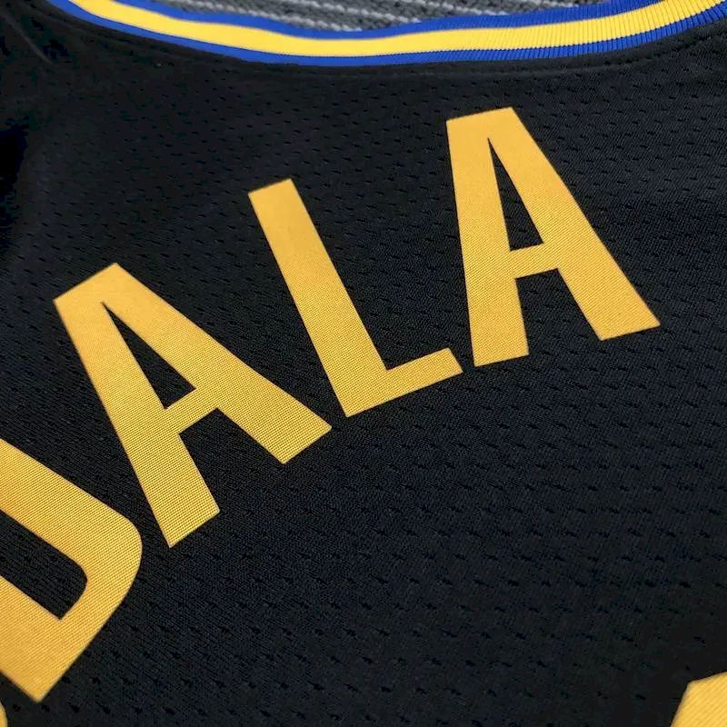 Men’s Andre Iguodala Black Team Jersey – 75th Anniversary City Edition