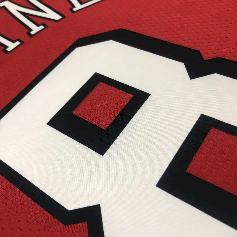 Camisa masculina Zach LaVine vermelha 2021-22 Swingman Team – Edição City