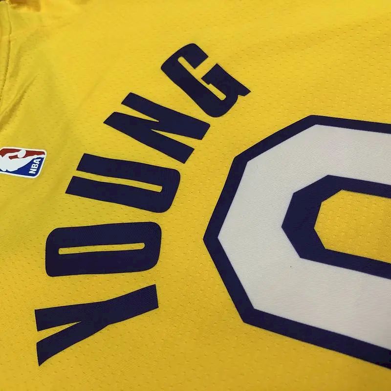 Camisa Nick Young Yellow City Edition Masculina Versão Jogador