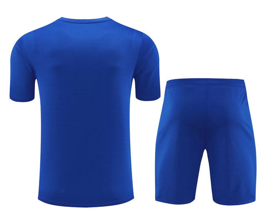 Camisa de treino adulto Barcelona 2023/24 + short 418
