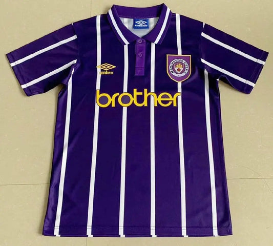 Camisa retrô reserva do Manchester City 1993/1994