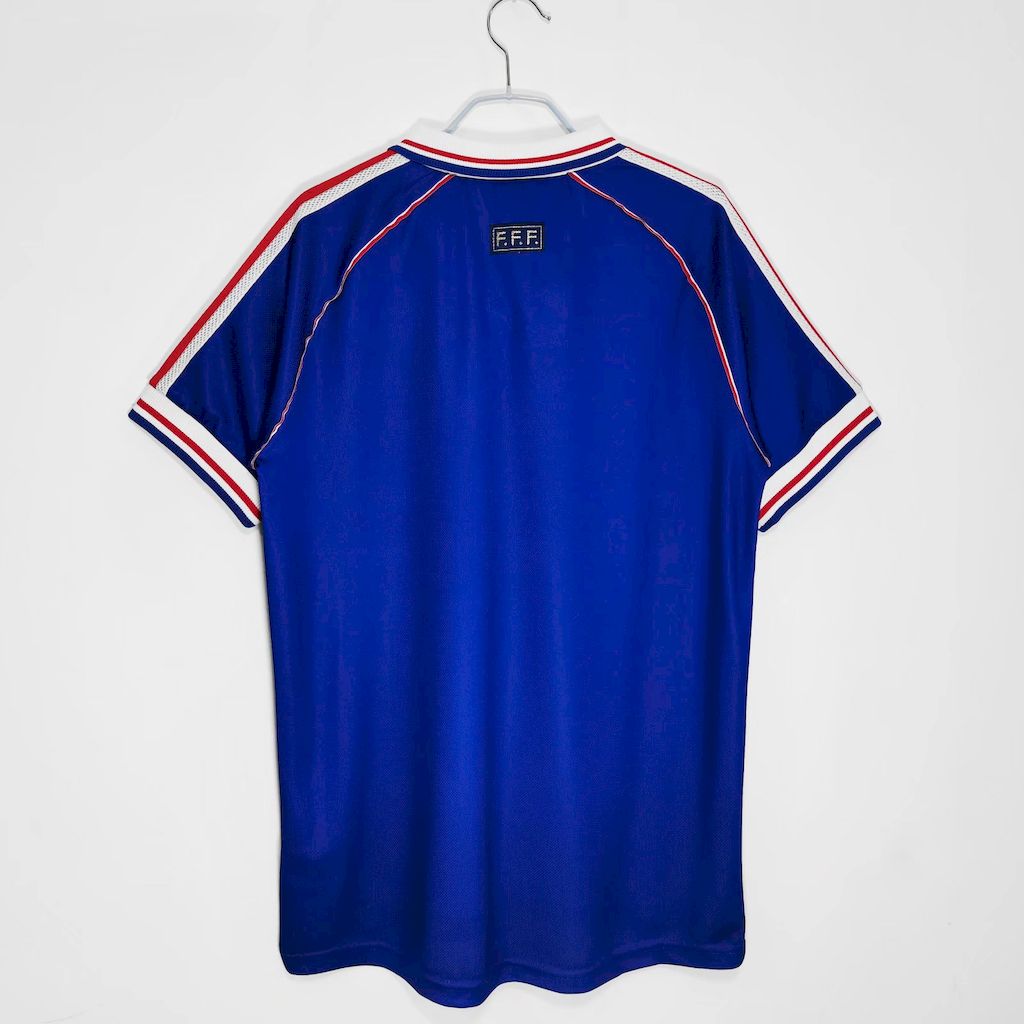 Camisa retrô da França para a Copa do Mundo de 1998