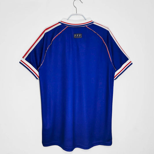 Camisa retrô da França para a Copa do Mundo de 1998