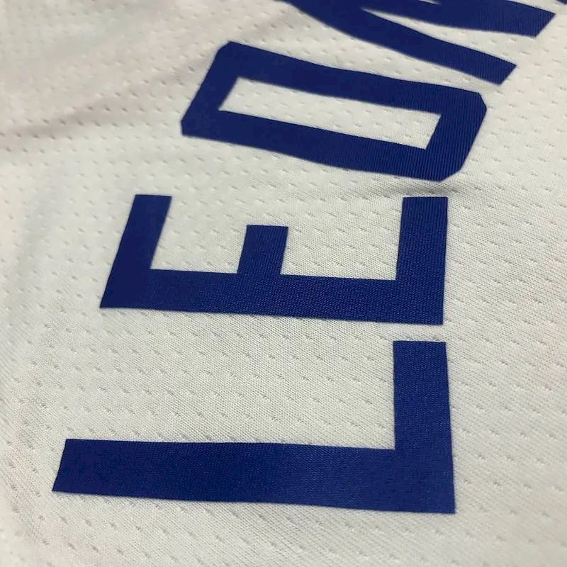 Camisa Kawhi Leonard Branca Masculina – Edição de 75º Aniversário