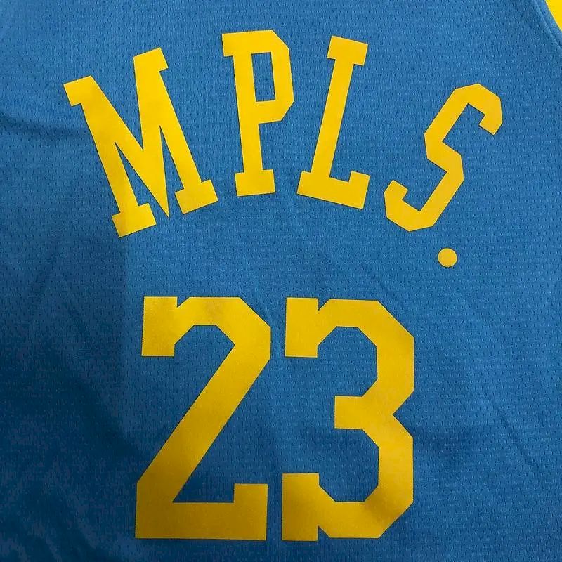 LeBron James Men’s Blue Swingman Team Jersey – MPLS Classical Edition
