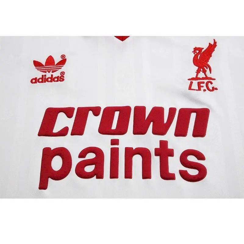 Camisa retrô de mangas compridas reserva do Liverpool 1985/87