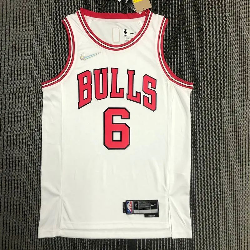 Men’s Alex Caruso White Team Jersey – 75th Anniversary Edition