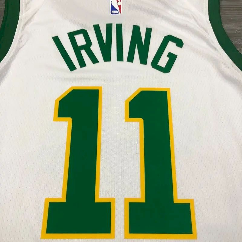 Camisa Kyrie Irving Branca Versão Jogador Masculina – Edição City