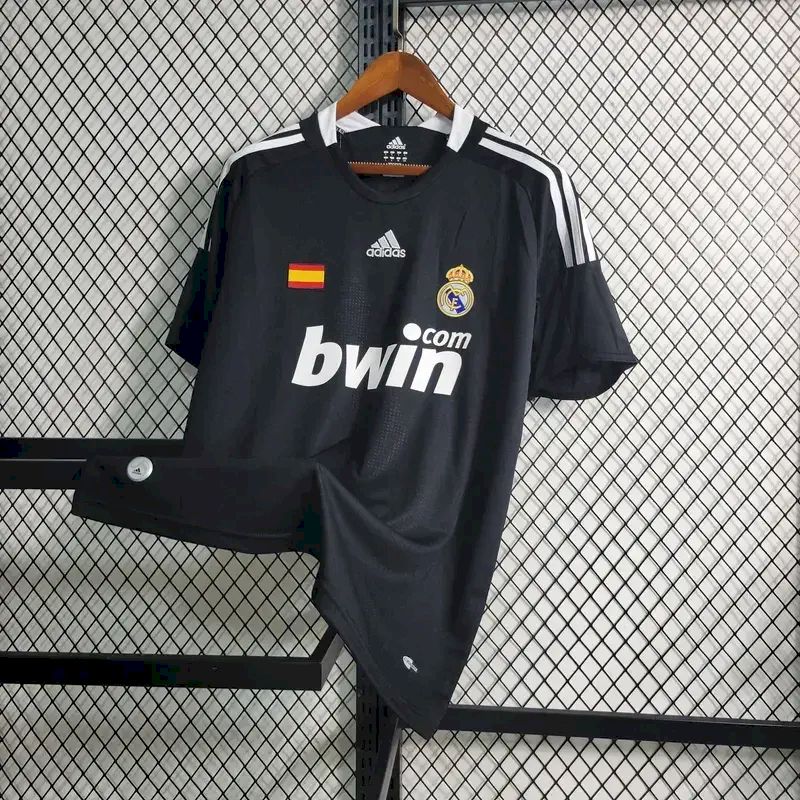 Camisa reserva retrô do Real Madrid 2008/09
