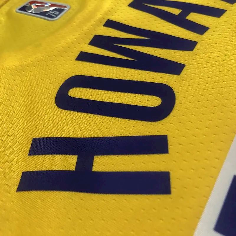 Camisa amarela masculina Dwight Howard – Edição de 75º aniversário