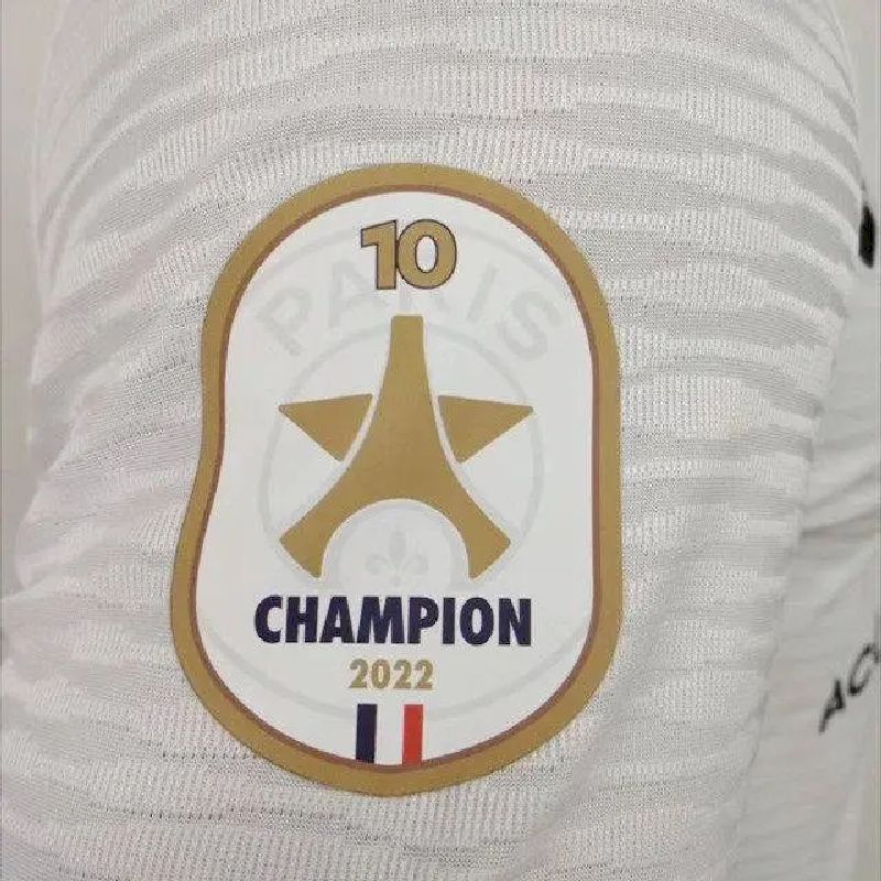 Paris Saint-Germain 2021/22 Champions 10Th Title Away Jersey Player Version