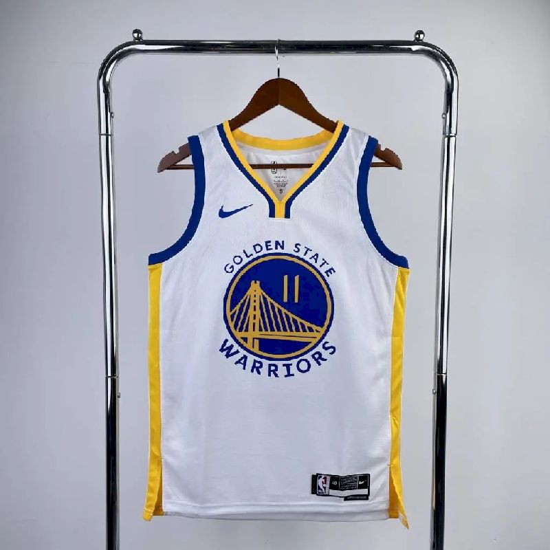 Camisa masculina Klay Thompson branca da equipe