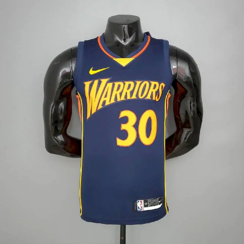 Camisa Stephen Curry Navy Player Version Masculina – Edição Clássica Retro