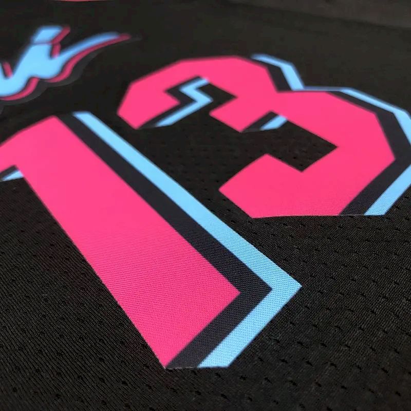 Camisa Masculina Bam Adebayo 2020-21 Preta Swingman Versão Jogador – Edição Cidade