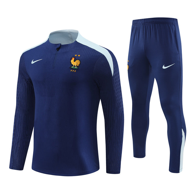 France 2024/25 Half-Zip Adult Sweater+Pant 14001