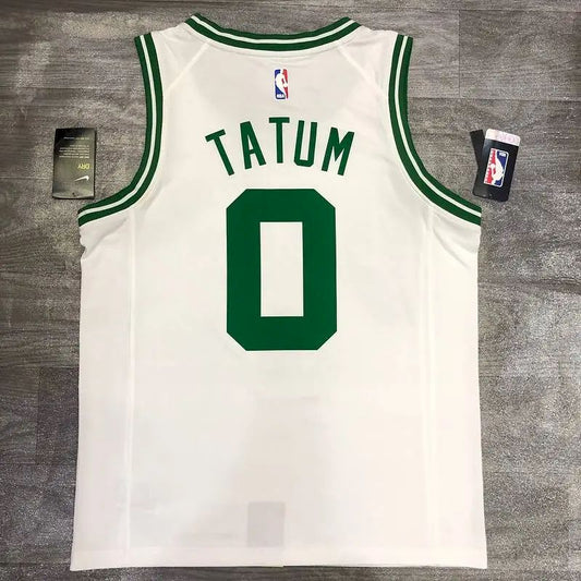 Camisa Jayson Tatum branca masculina versão jogador - edição associação